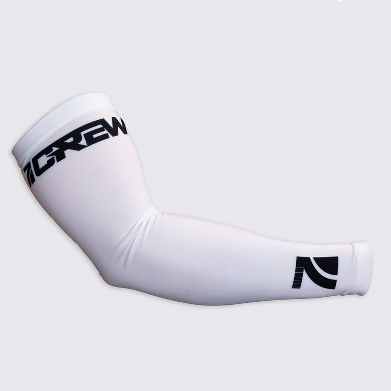 White Compression Arm Sleeve