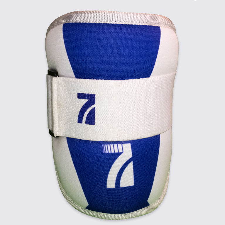 Blue / White Premium Pro Elbow Guards