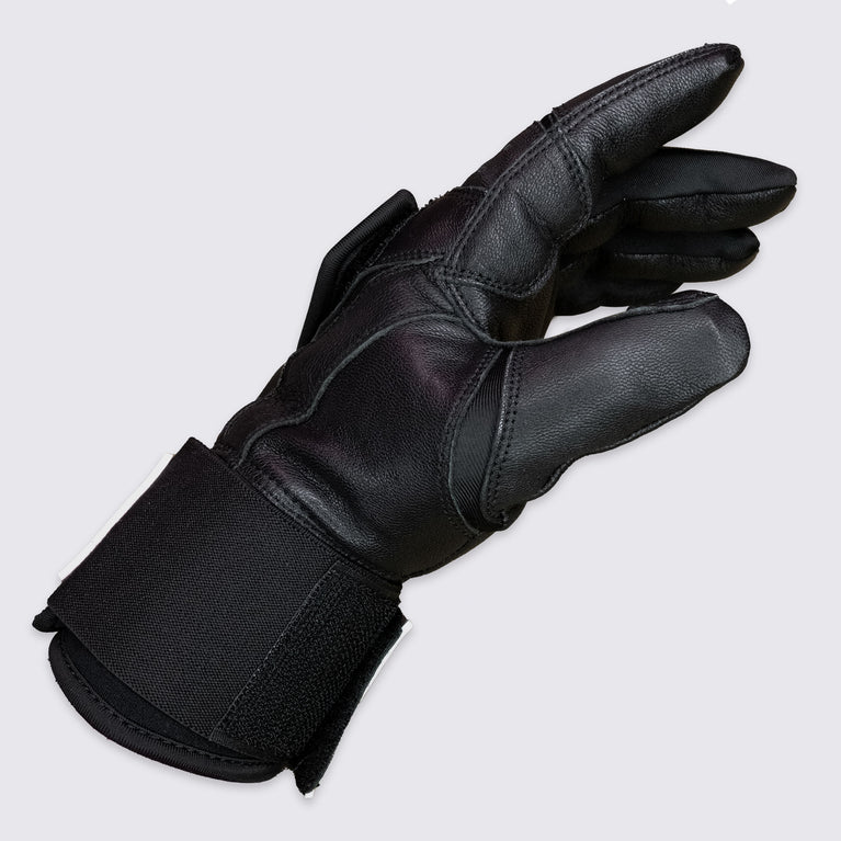 Black Long Cuff Batting Gloves